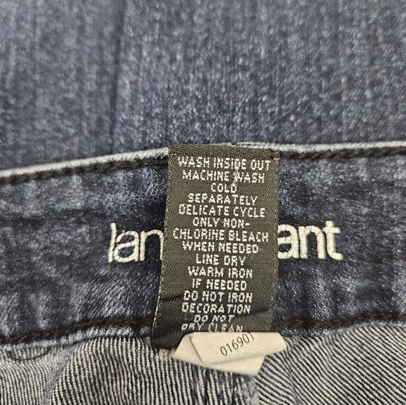 Lane Bryant Dark Wash Rhinestone Embellished Stretch‎ Denim Jeans Size 24 K70 - Picture 11 of 14